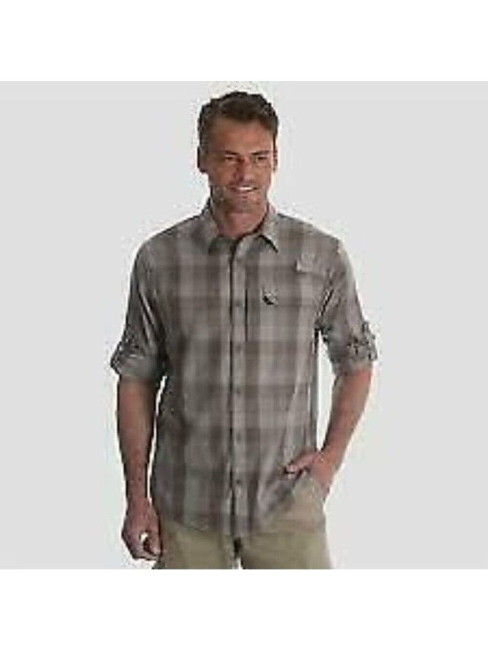 Wrangler Outdoor Series Long Sleeve Rich Shirt L